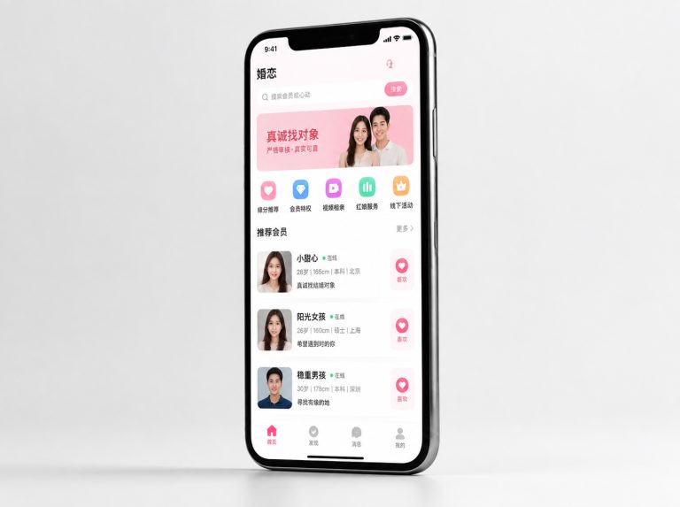 巢湖婚恋APP与手机H5网站
